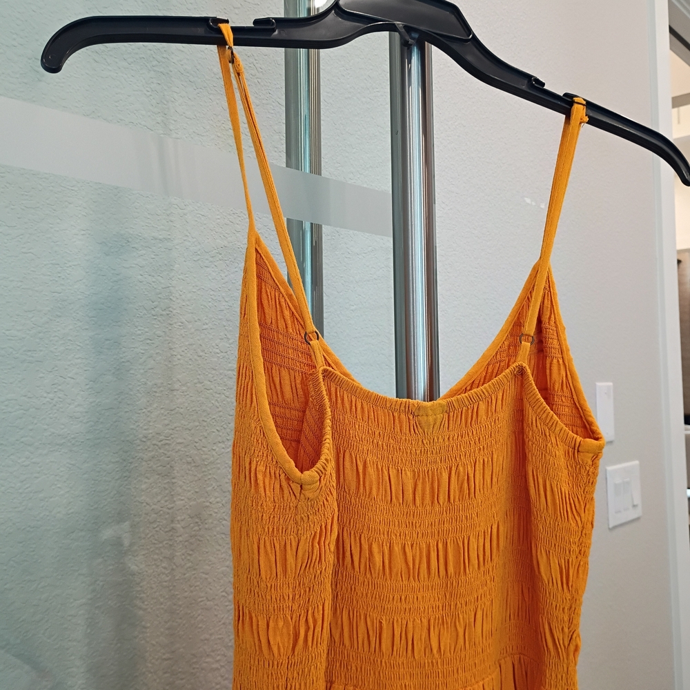 wild fable Spaghetti-Strap Midi Dress in Mustard Yellow - Picture 12 of 15
